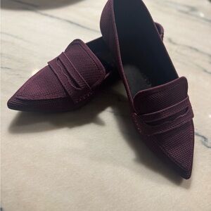 AEROSOLES Maroon Textured Flats